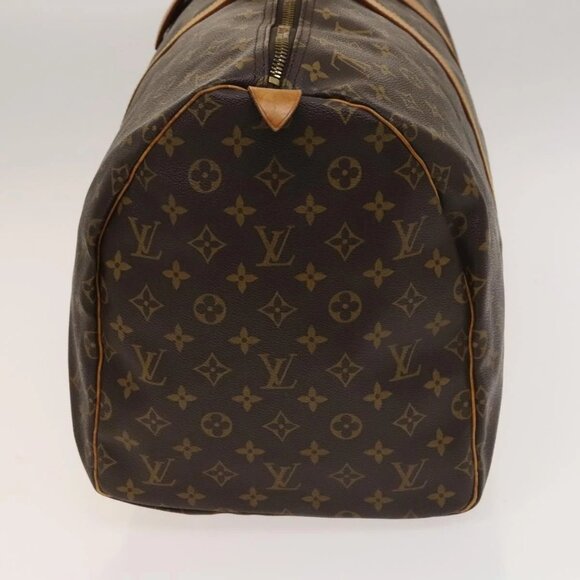 LOUIS VUITTON Monogram Keepall 55 Boston Bag M41424 LV Auth 137088 - Picture 6 of 16